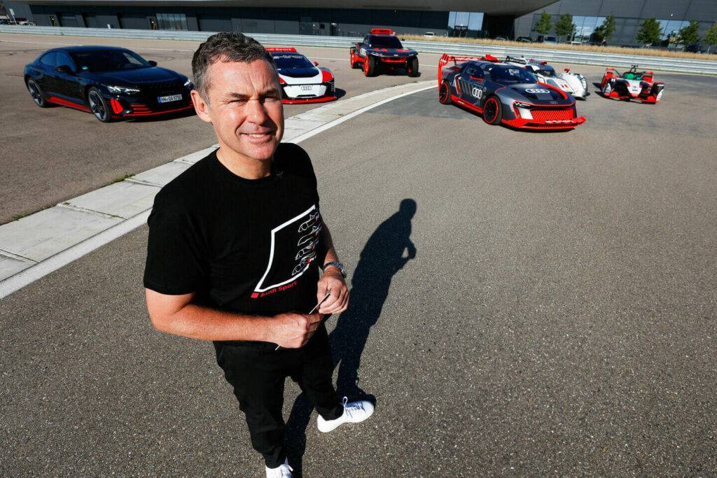 Audi Sport elektriskie e-tron prototipi satiekas sacīkšu trasē 11 Audi Sport elektriskie e-tron prototipi satiekas sacīkšu trasē