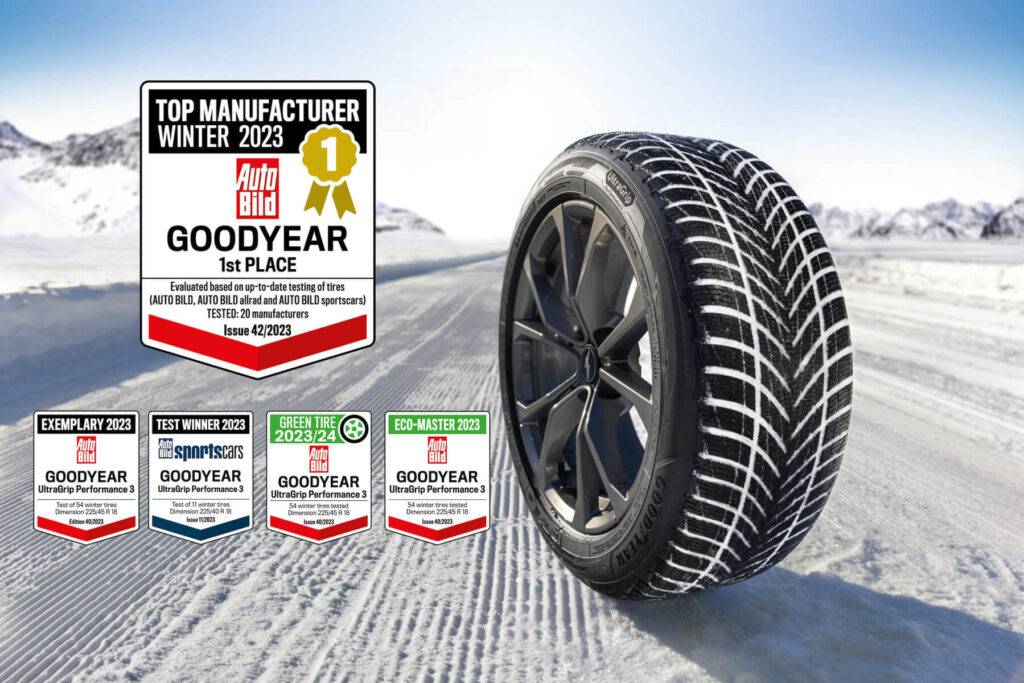 Goodyear atzīts par 2023. gada labāko automobiļu ziemas riepu ražotāju 5 Goodyear atzīts par 2023. gada labāko automobiļu ziemas riepu ražotāju