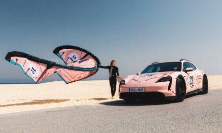 “Porsche” un “Duotone” prezentē kaitošanas ar “Porsche 917/20” jeb “Rozā cūkas” dizainu