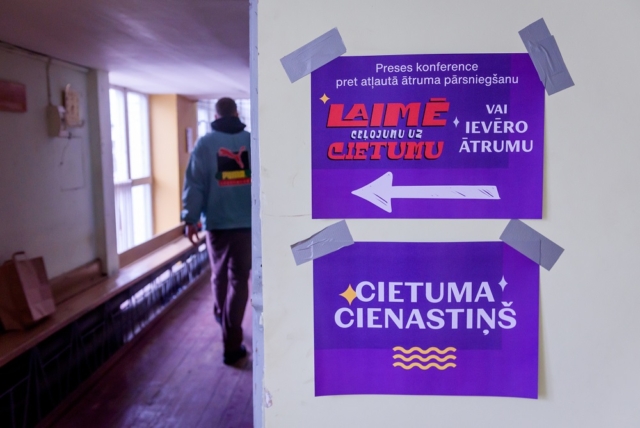 RĪGA, LATVIJA. 05.10.2023. CSDD akcija “Laimē ceļojumu uz cietumu”. csdd celojums uz cietumu 16 1