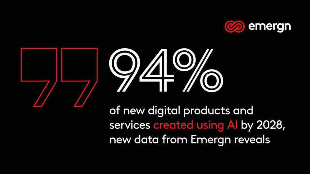 Emergn: līdz 2028. gadam 94% jauni digitālie produkti un pakalpojumi tiks radīti, izmantojot mākslīgo intelektu