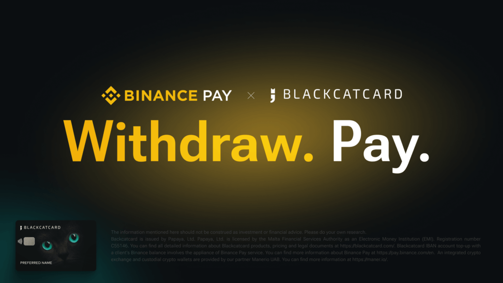 Binance Pay uzsāk sadarbību ar Blackcatcard un plāno paplašināt kriptovalūtu lietošanu Latvijā un Igaunijā