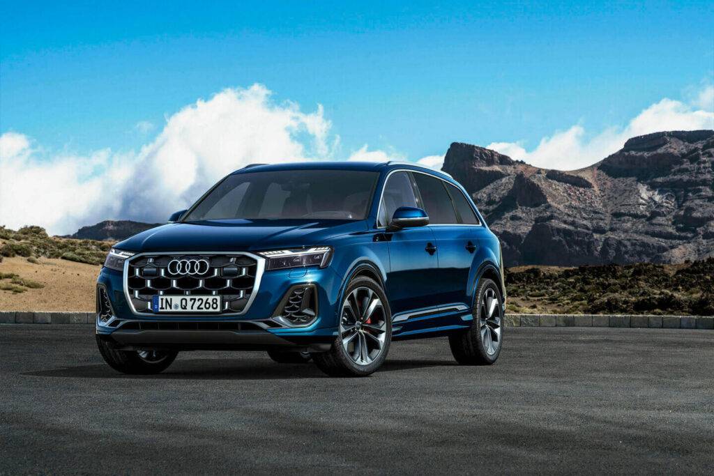 Modernizētais Audi Q7 apvieno spēcīgu dizainu, komfortu un jaunākās tehnoloģijas