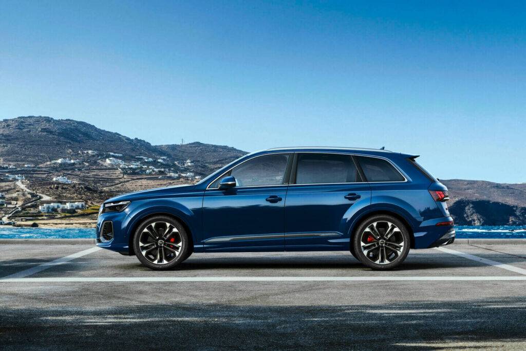 Modernizētais Audi Q7 apvieno spēcīgu dizainu, komfortu un jaunākās tehnoloģijas