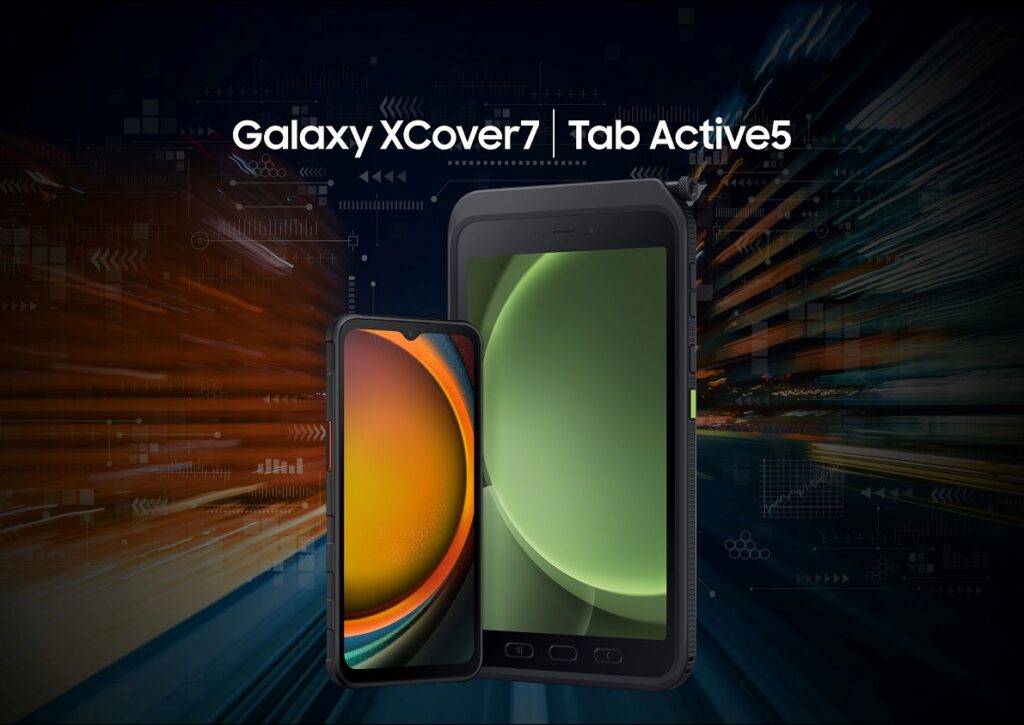 Samsung laiž pārdošanā militāri izturīgās Galaxy XCover 7 & Galaxy Tab Active5 ierīces