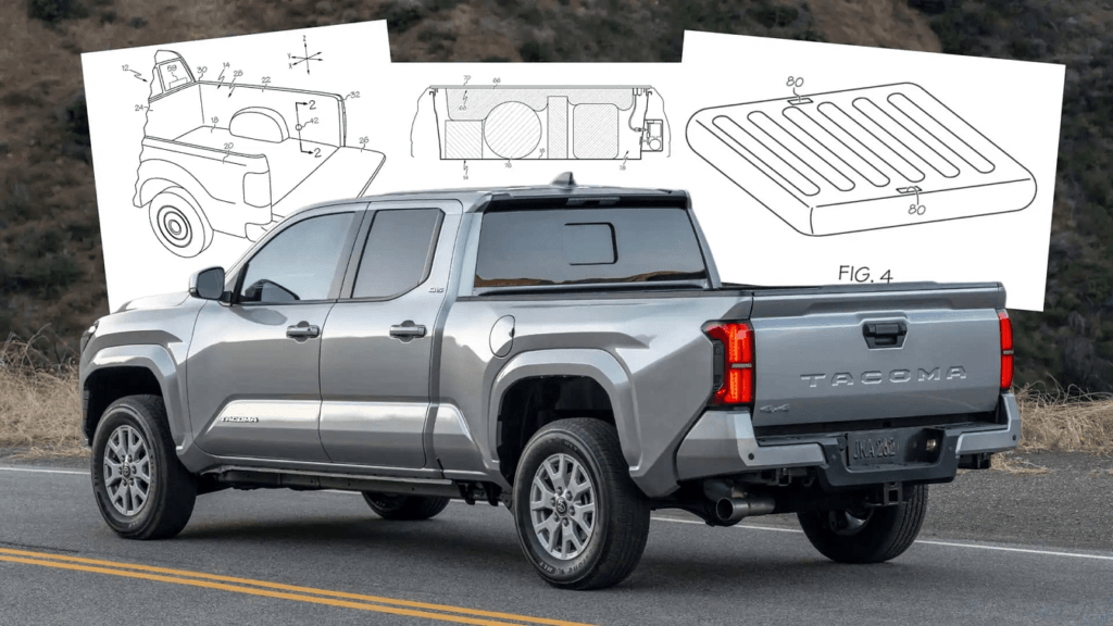 Kāpēc Toyota pikapam kravas nodalījumā būtu nepieciešams "piepūšams matracis"? 5 Kāpēc Toyota automobilim bagāžniekā ir nepieciešams "gaisa matracis"?