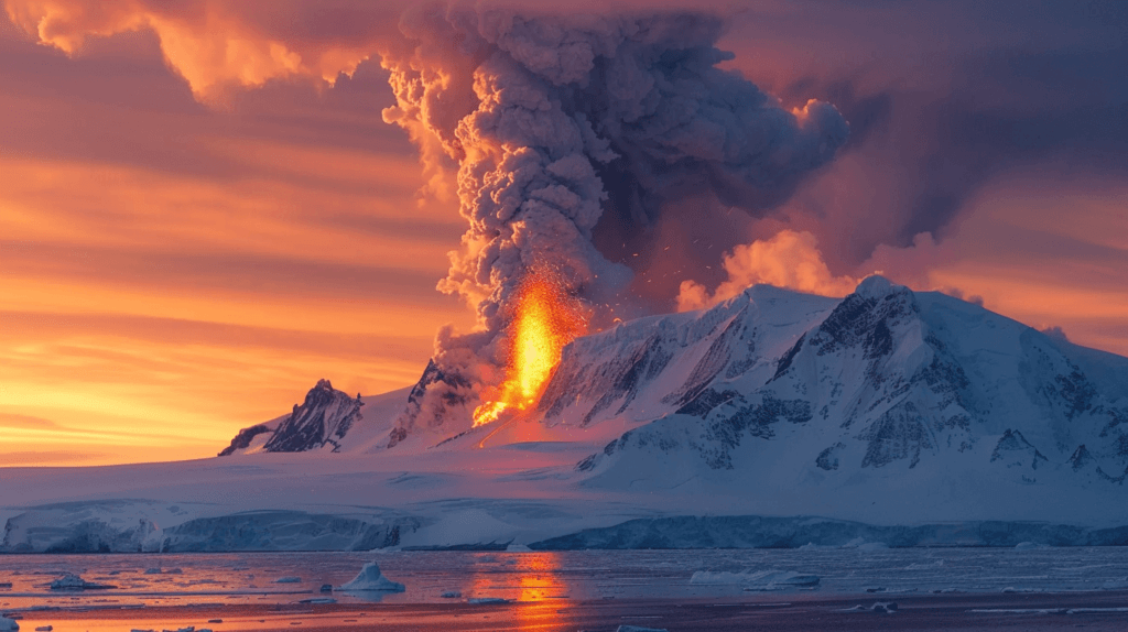 Vulkāns Antarktikā katru dienu izmet zeltu 6000 dolāru vērtībā