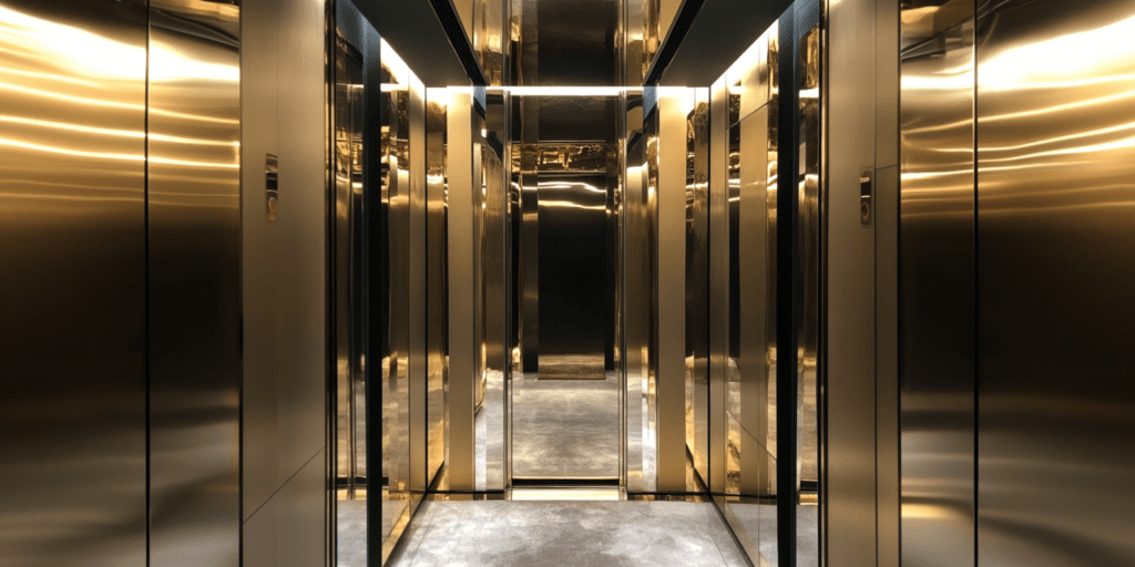 Kāpēc liftos sāka uzstādīt spoguļus