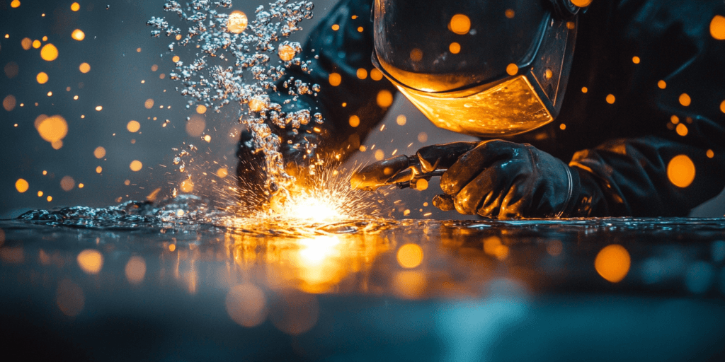 Kā var veikt metināšanas darbus jūra, okeānā?