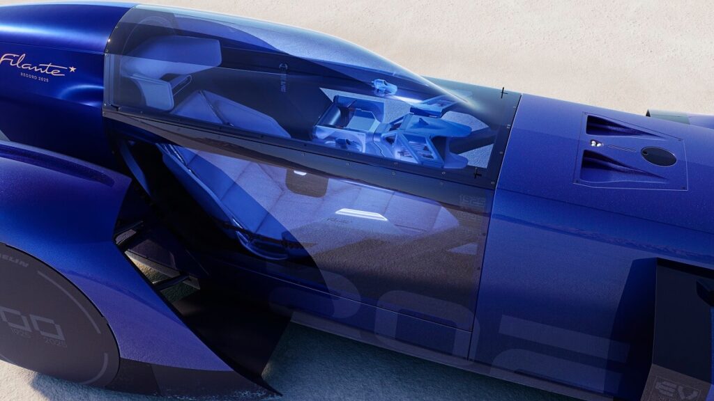 Renault Filante Record 2025 – demontrāciju automobilis un elektromobiļu efektivitātes laboratorija uz riteņiem 25 Renault Filante Record 2025 – demontrāciju automobilis un elektromobiļu efektivitātes laboratorija uz riteņiem