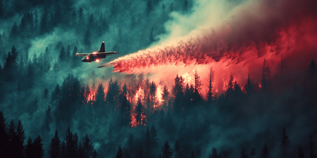 Kāpēc no lidmašīnām, ar kurām dzēš ugunsgrēkus, līst sarkans šķidrums