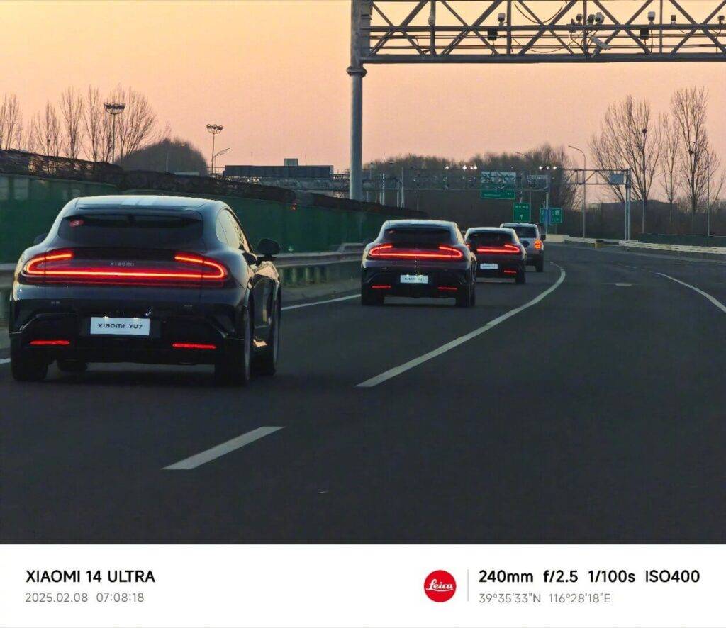 Jaunais Xiaomi YU7 krosovers ar vienu uzlādi var nobraukt 450 kilometrus