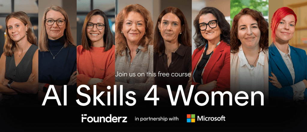 Founderz un Microsoft prezentē AI Skills 4 Women: Bezmaksas mācības sievietēm Latvijā par mākslīgo intelektu