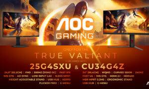 AGON by AOC piedāvā izdevīgākus augstās veiktspējas G4 monitorus