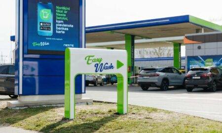 Neste atklāj Latvijā pirmo Neste Easy Wash tuneļveida automazgātavu