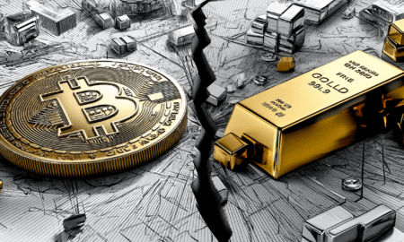 Bitcoin šobrīd zaudē zeltam