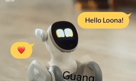 Preces no Aliexpress: Loona – mazs galda robots ar lielu personību