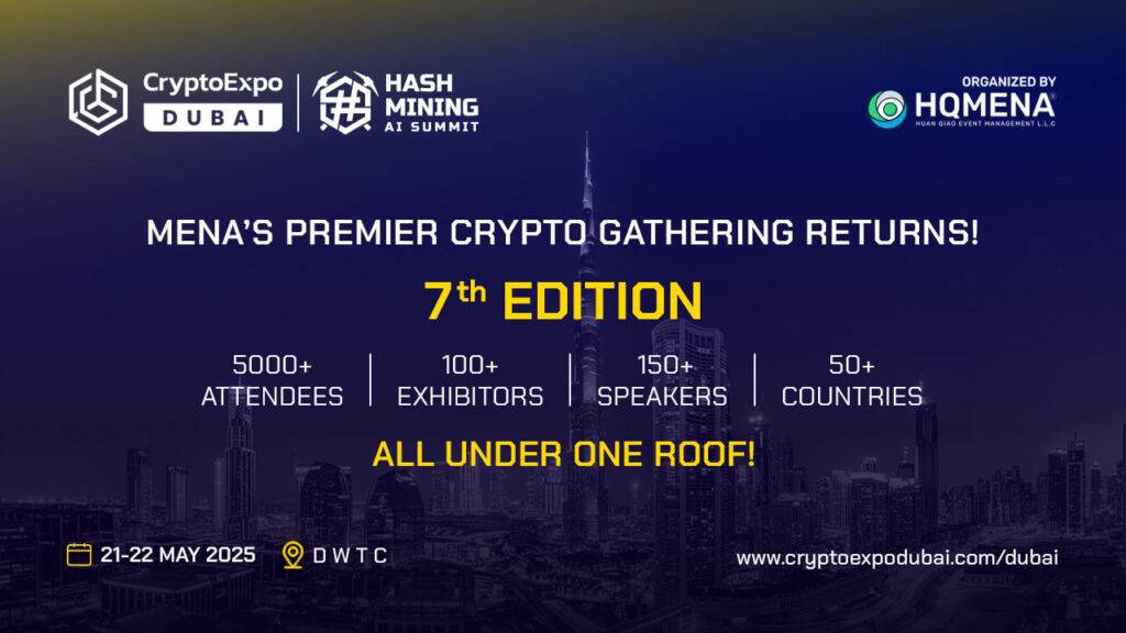 Atklāj blokķēdes nākotni Crypto Expo Dubai 2025