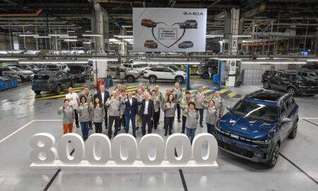 Mioveni rūpnīcā Rumānijā saražots 8 000 000. automobilis