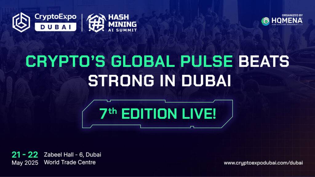 Dubaijā pulcējas globālā kripto elite: Crypto Expo Dubai 2025 7 Crypto Expo Dubai 2025: Globālās kripto redzējuma līderi pulcējas Dubaijā