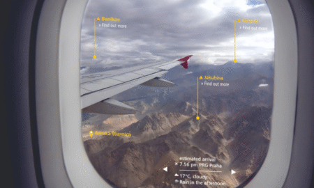 Lidmašīnu iluminatoros būs redzami ainavisko objektu nosaukumi