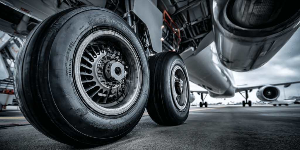 Kāpēc lidmašīnām ir tik mazi riteņi?