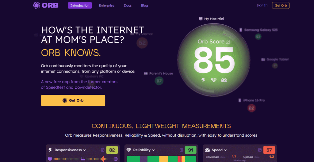 Speedtest ir novecojis – tagad interneta kvalitāti vērtē pēc Orb punktiem 5 interneta kvalitāti vērtē pēc Orb punktiem