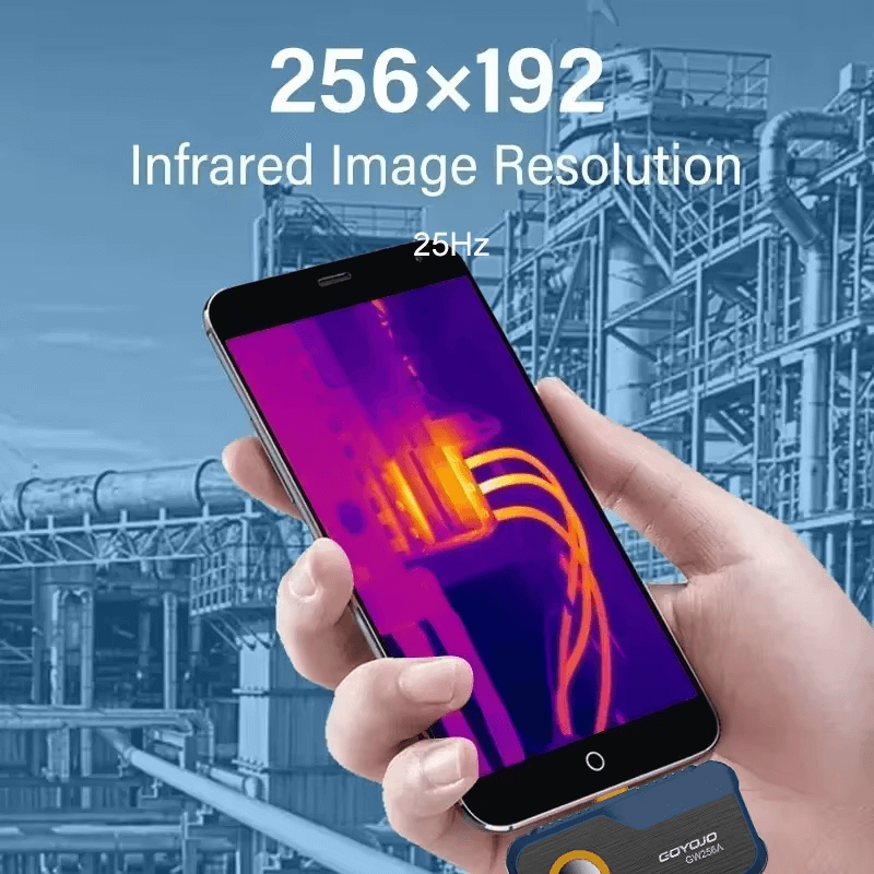 Preces no Aliexpress: GW256A termokamera – detektīvs tavā telefonā