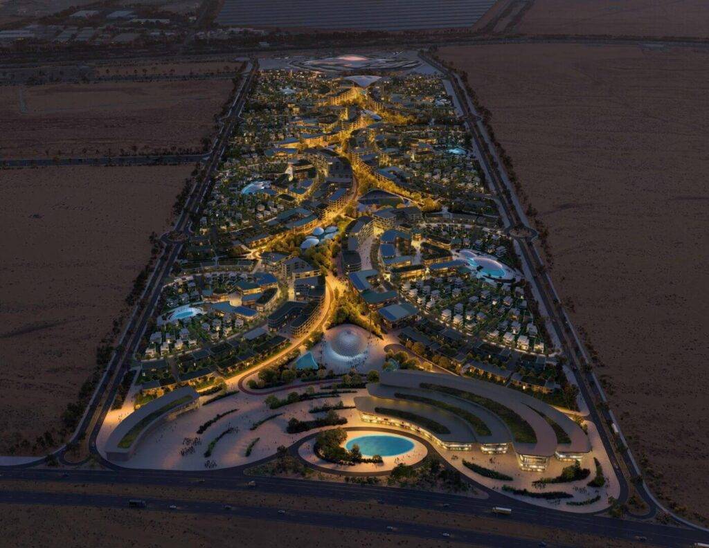 AAE tiek būvēta nākotnes pilsēta - Khalid Bin Sultan City