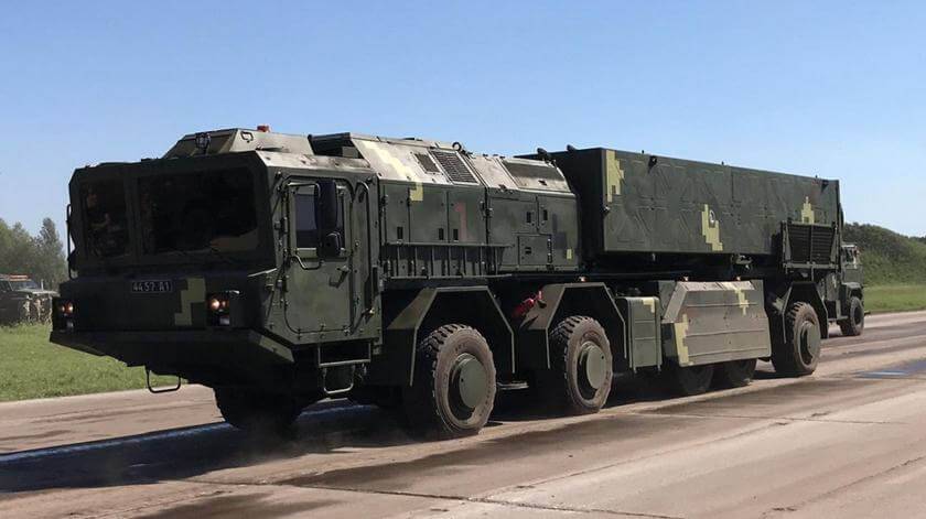 Ukraiņu Ballistikā raķēte SAPSAN