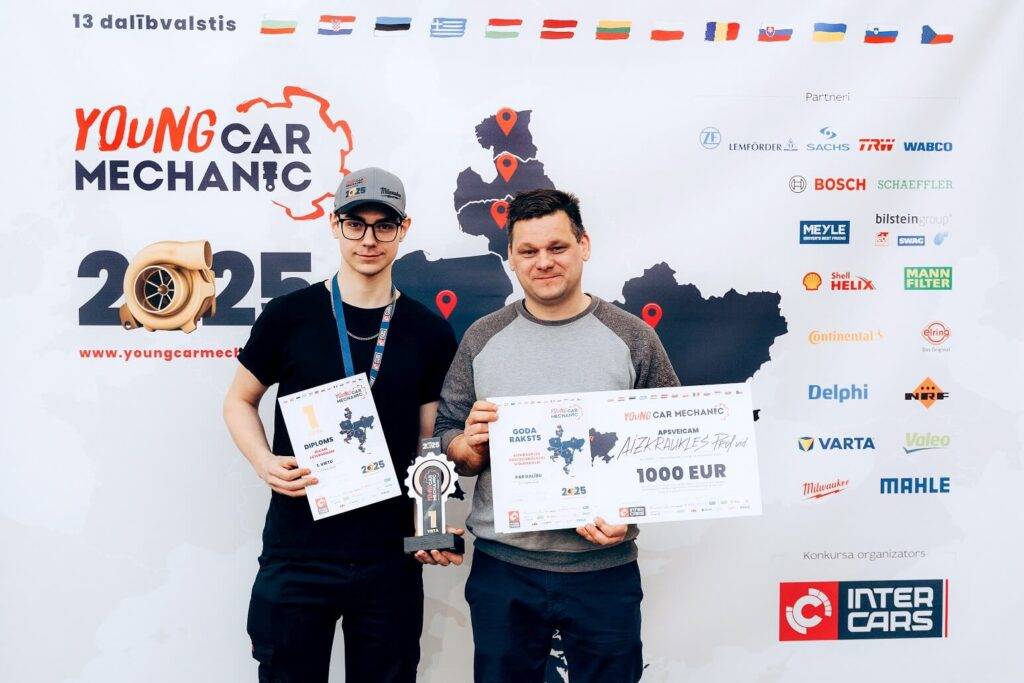 Starptautiskā jauno automehāniķu konkursā uzvar latvietis 14 Starptautiskā jauno automehāniķu konkursā uzvar latvietis