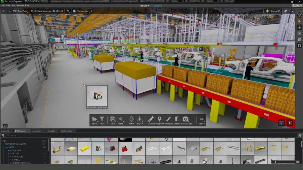 iFACTORY - BMW virtuālā rūpnīca: līdz 30% zemākas plānošanas izmaksas 11 iFACTORY