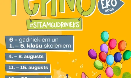 VIZIUM arī augustā aicina mazos gudriniekus uz vasaras nometni “TehnoEko