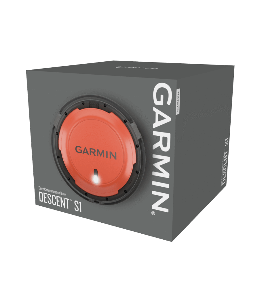 Garmin uzlabo niršanas drošības tehnoloģiju ar revolucionāru Descent S1 nirēju sakaru boju