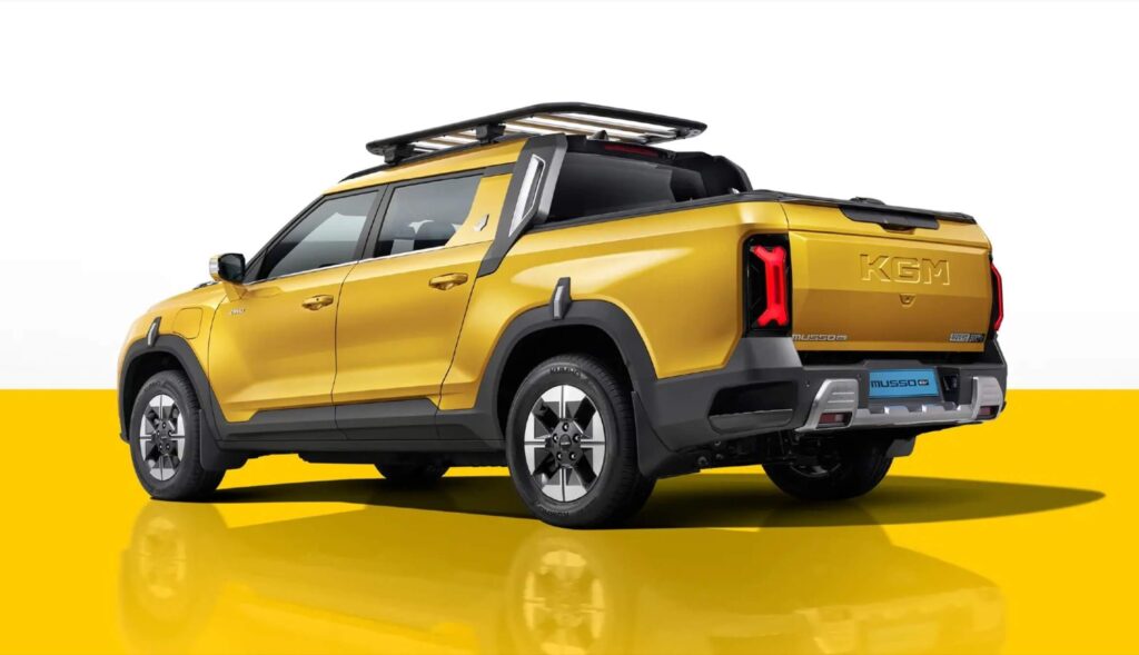 Dīzeļa dominance: kāpēc pikapi pretojas elektrifikācijai? 7 Elektriskais KGM Musso EV pikaps