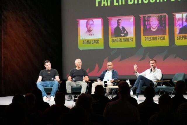 Bitcoin konference “Baltic Honeybadger 2025”, pirmā diena