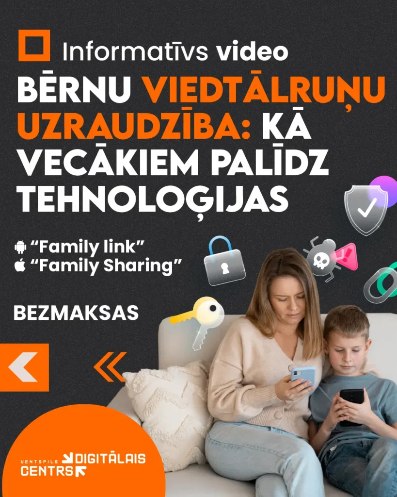Bērnu viedtālruņu uzraudzība: kā vecākiem palīdz tehnoloģijas 