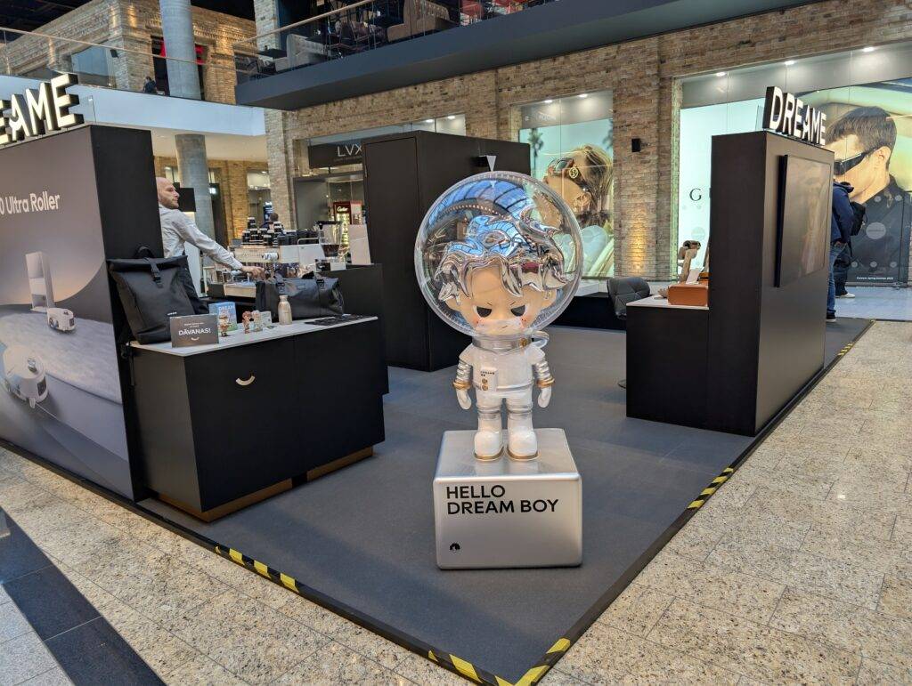 Dreame pop-up prezentācija Akropolē: tehnoloģijas, dizains un labsajūta vienuviet