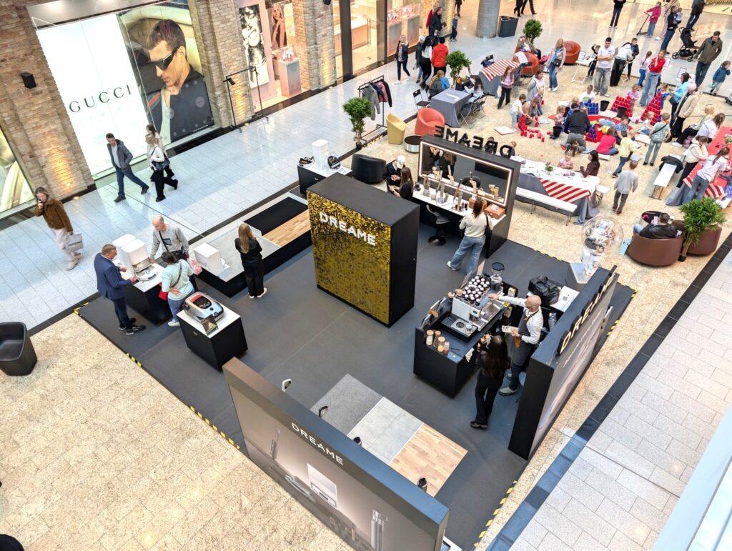 Dreame pop-up prezentācija Akropolē: tehnoloģijas, dizains un labsajūta vienuviet