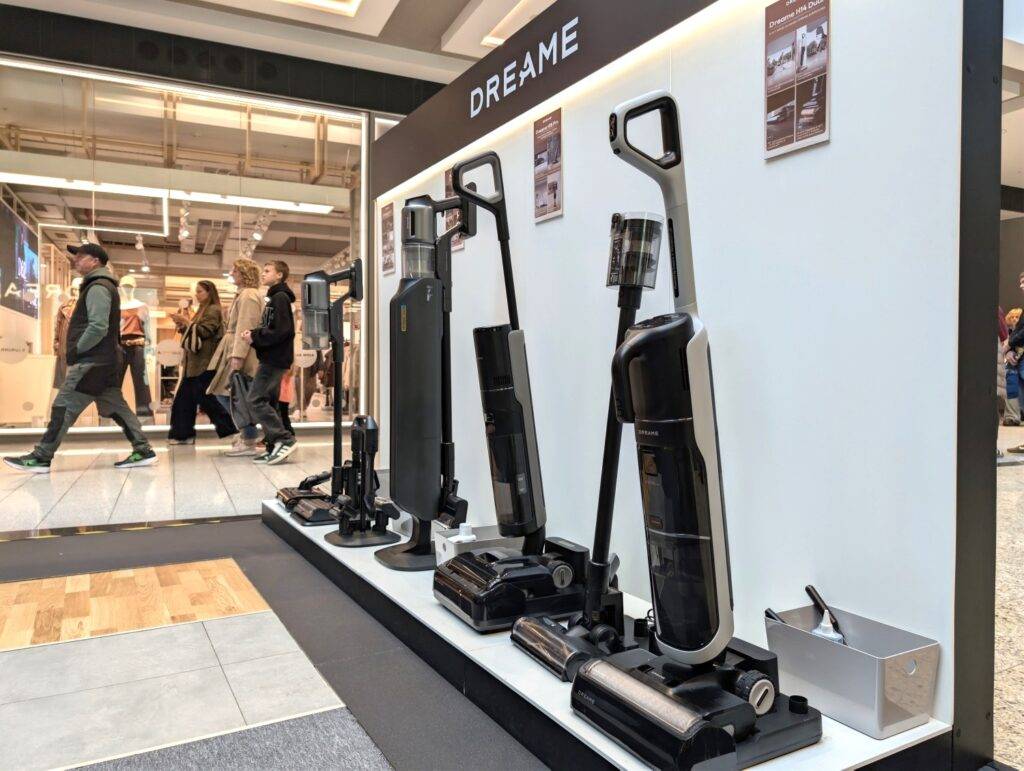 Dreame pop-up prezentācija Akropolē: tehnoloģijas, dizains un labsajūta vienuviet