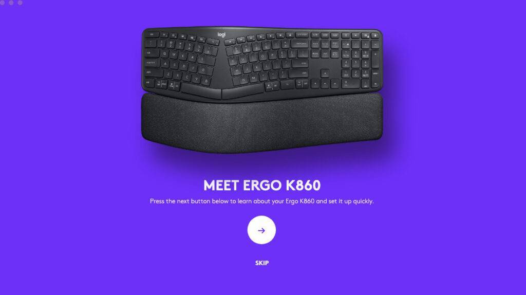 Vai šī ir kosmosa kuģa vadības pults? Nē, tā ir Logitech Ergo K860 klaviatūra 21 Logitech Ergo K860 programmatura