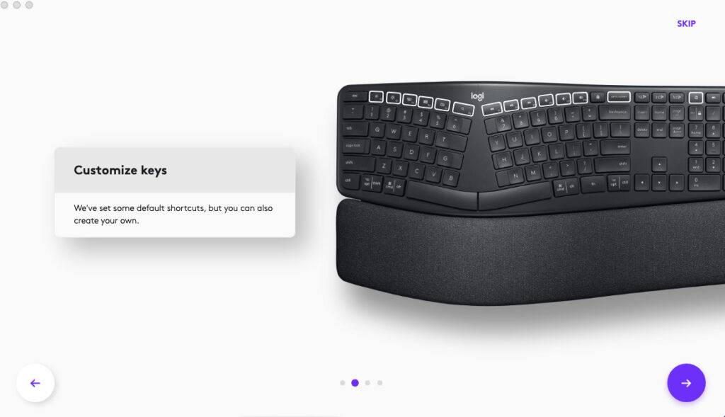 Vai šī ir kosmosa kuģa vadības pults? Nē, tā ir Logitech Ergo K860 klaviatūra 27 Rakstīšanas pieredze un savienojamība