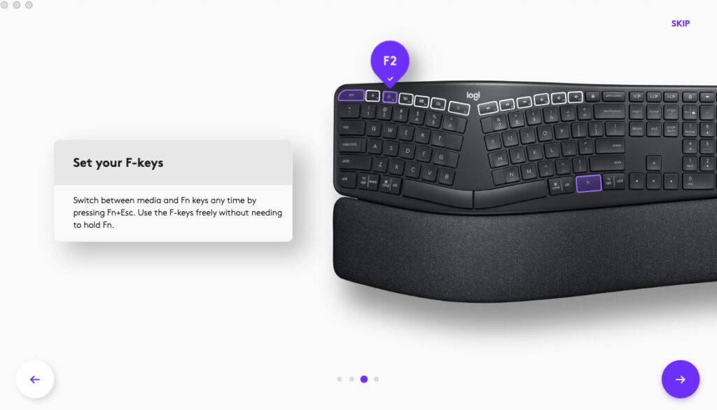 Vai šī ir kosmosa kuģa vadības pults? Nē, tā ir Logitech Ergo K860 klaviatūra 26 Rakstīšanas pieredze un savienojamība