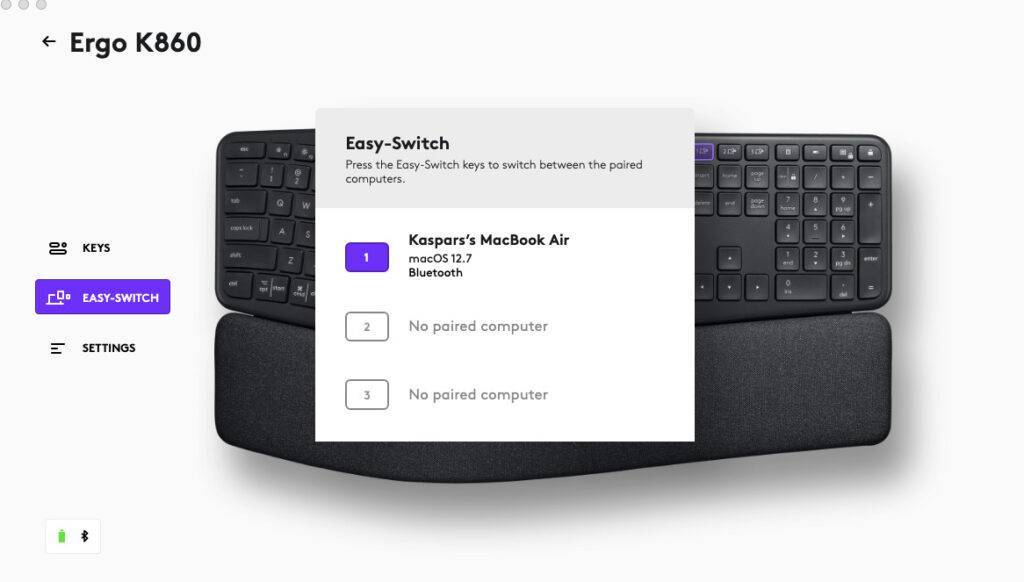 Vai šī ir kosmosa kuģa vadības pults? Nē, tā ir Logitech Ergo K860 klaviatūra 24 Rakstīšanas pieredze un savienojamība