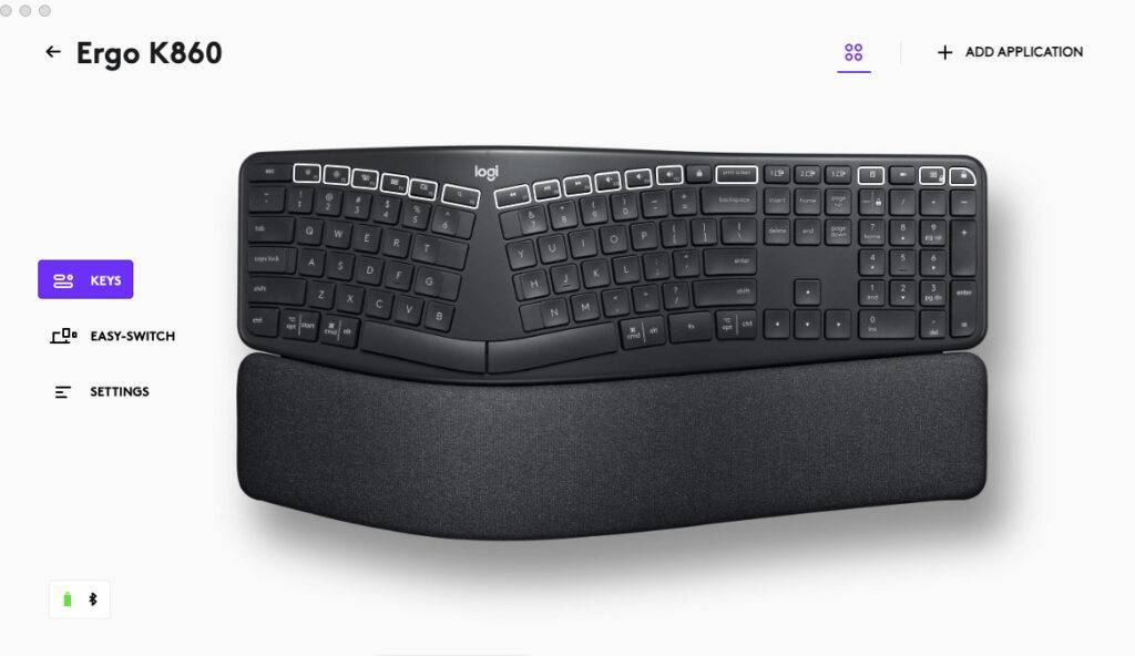 Vai šī ir kosmosa kuģa vadības pults? Nē, tā ir Logitech Ergo K860 klaviatūra 23 Rakstīšanas pieredze un savienojamība