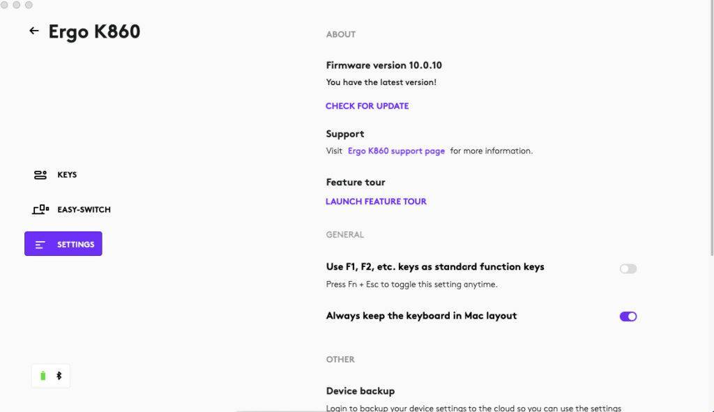 Vai šī ir kosmosa kuģa vadības pults? Nē, tā ir Logitech Ergo K860 klaviatūra 22 Rakstīšanas pieredze un savienojamība