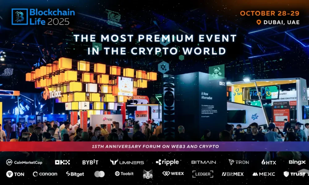Blockchain Life 2025 Dubaijā: jubilejas forums pulcēs pasaules kripto līderus un noslēgsies ar Akon uzstāšanos
