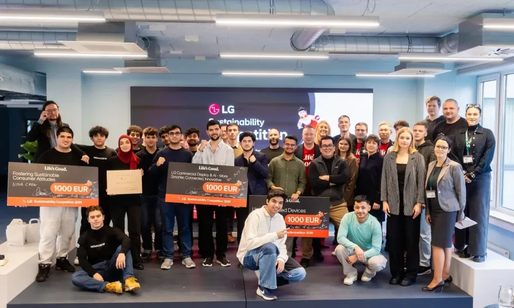 noskaidroti uzvarētāji “LG Sustainability Coopetition” studentu hakatonā