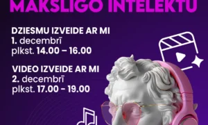 Digitālais centrs piedāvā tiešsaistes nodarbību ciklu “Kā radīt dziesmu un video ar mākslīgo intelektu”