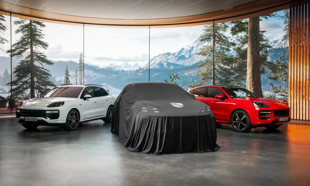 Vispirms digitāli, pēc tam Dubaijā: divkārša “Cayenne Electric” pirmizrāde